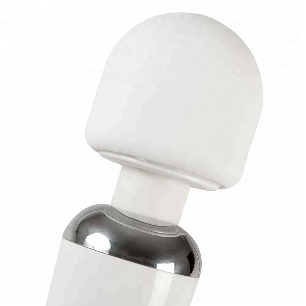 Therapeutic Personal Massager - Handheld Cordless and Powerful - 8 Speeds 20 Vibrating Patterns - USB Rechargeable - Magic Recovery Effect for Body, Neck, Back Shoulders & feet white UPC: 037203552371