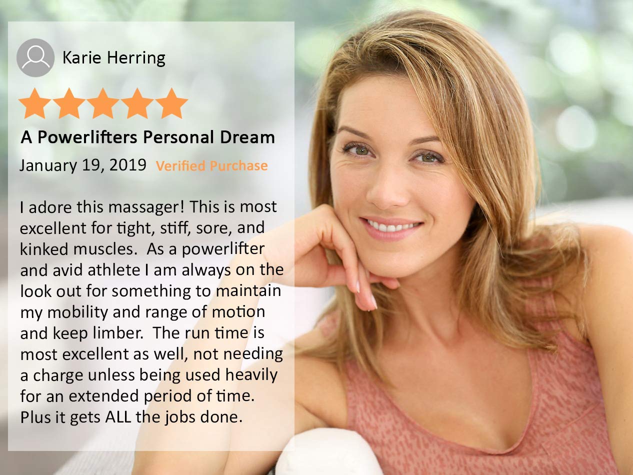 Therapeutic Personal Massager - Handheld Cordless and Powerful - 8 Speeds 20 Vibrating Patterns - USB Rechargeable - Magic Recovery Effect for Body, Neck, Back Shoulders & feet black UPC: 037203549760